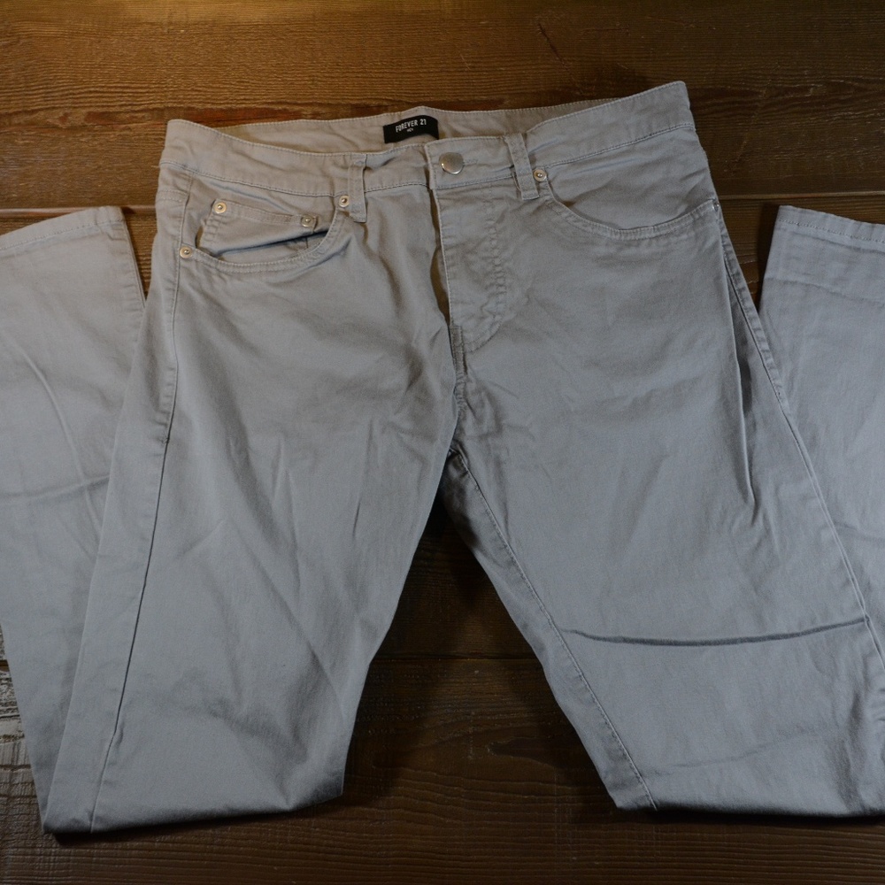 Gray Chinos Forever 21